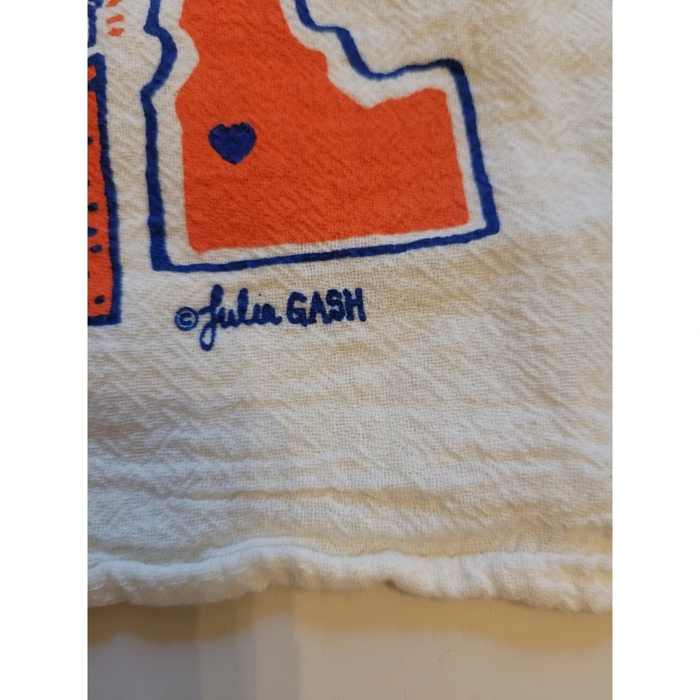 Boise State University Souvenir Kitchen Dish‎ Hand Tea Towel Julia Gash 24